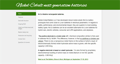 Desktop Screenshot of nickelcobaltbattery.com
